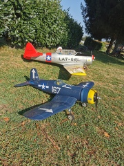 Corsair + T6 texan