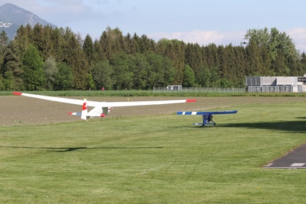 remorquage du planeur d'Ismaël 