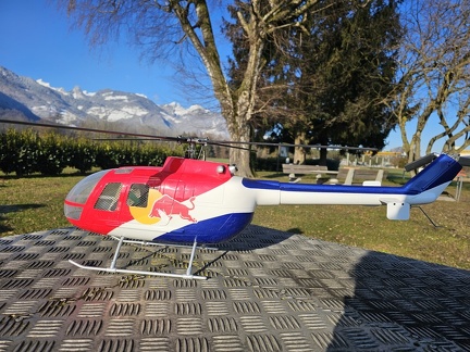 un mini hélico