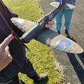 un Spitfire avec moteur élastique